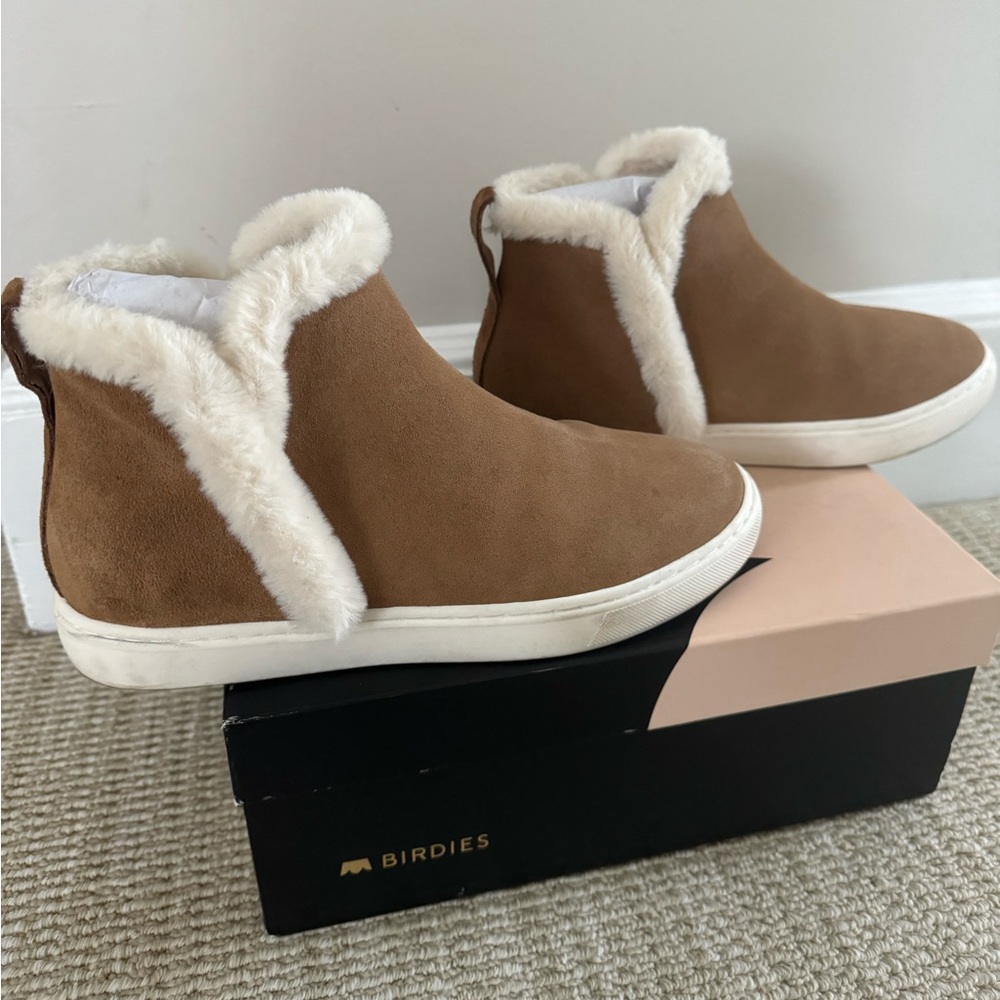Birdies Falcon Faux Fur Booties, size 7